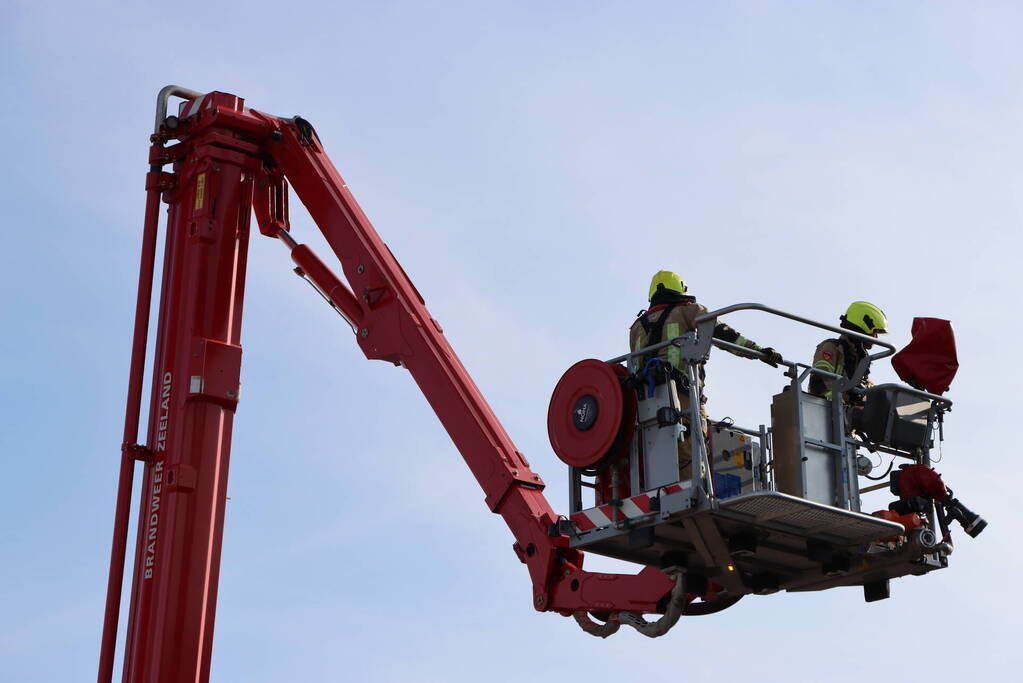 CV-ketel vat vlam op zolder van woning