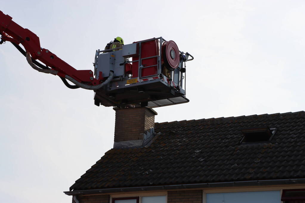 CV-ketel vat vlam op zolder van woning