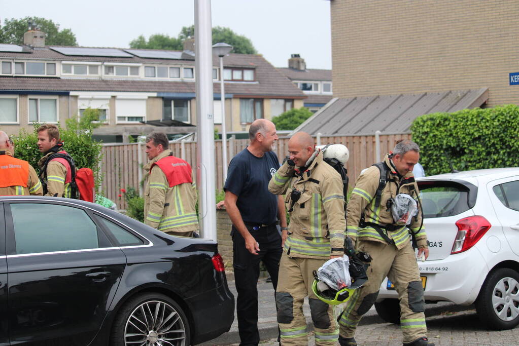 Gasleiding geraakt na werkzaamheden in voortuin