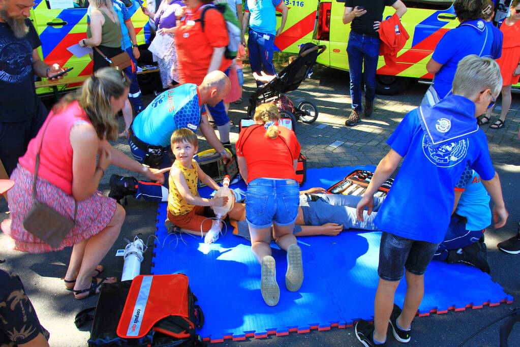 Mooi weer tijden open dag hulpdiensten