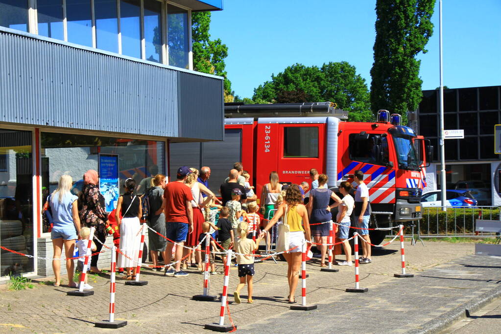 Mooi weer tijden open dag hulpdiensten