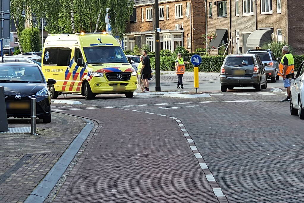 Fietsster komt ten val door schrikreactie