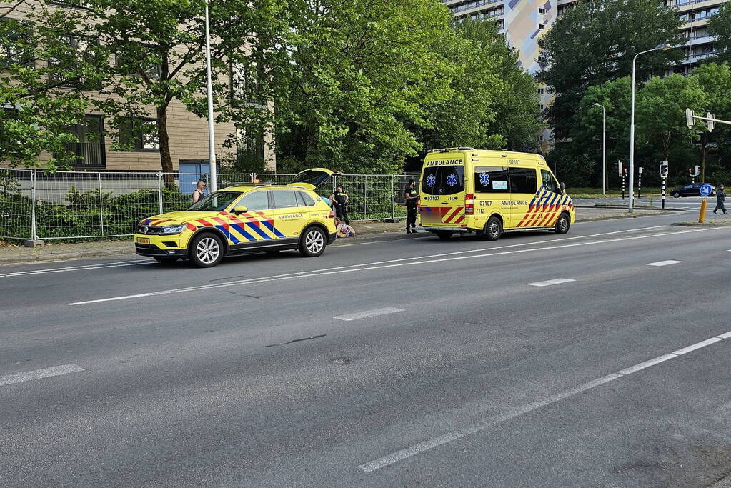 Fietser gewond na val