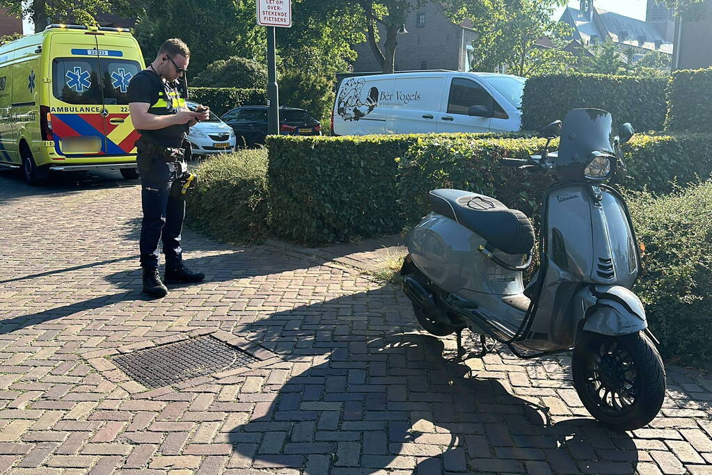 Twee gewonden bij ongeval tussen scooter en automobilist