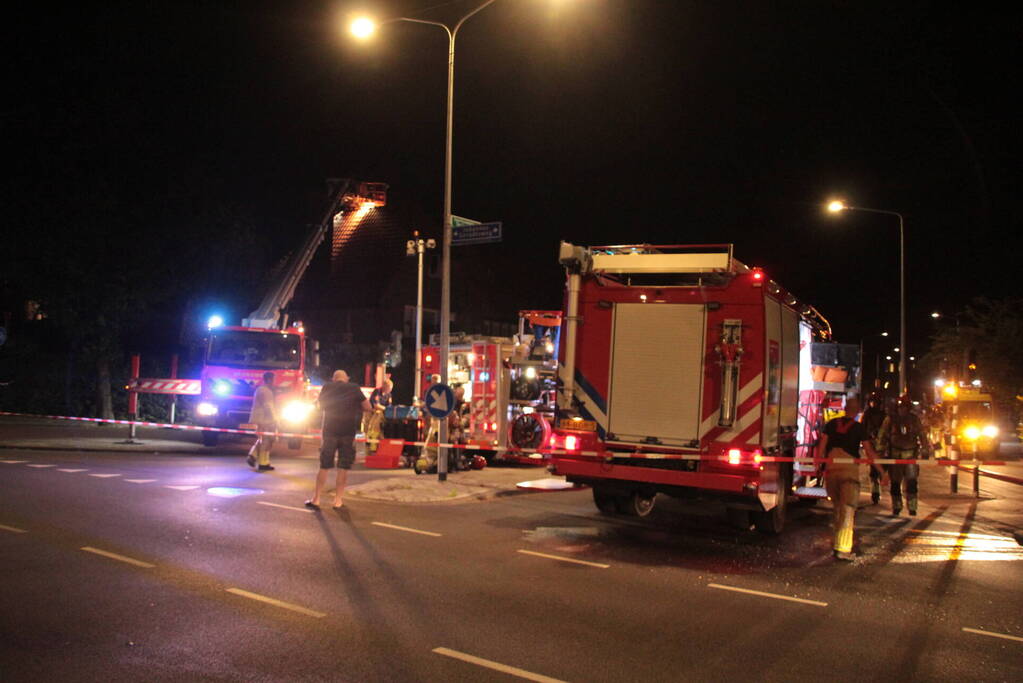 Uitslaande zolderbrand