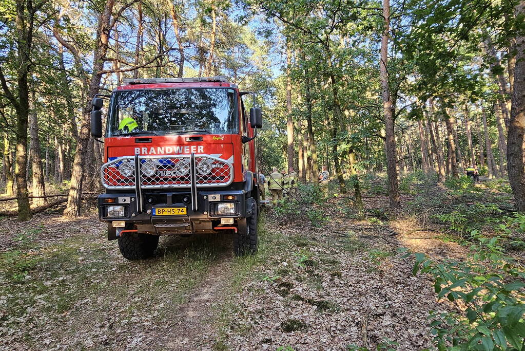 Opnieuw brand in bosgebied