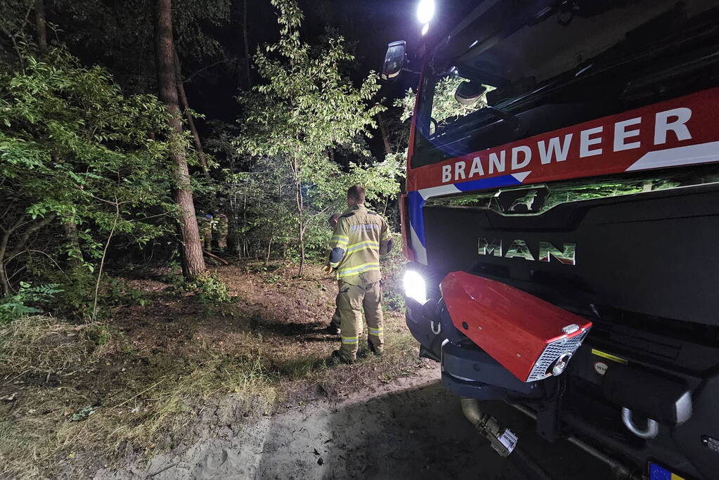 Brandweer heeft bosbrand snel onder controle