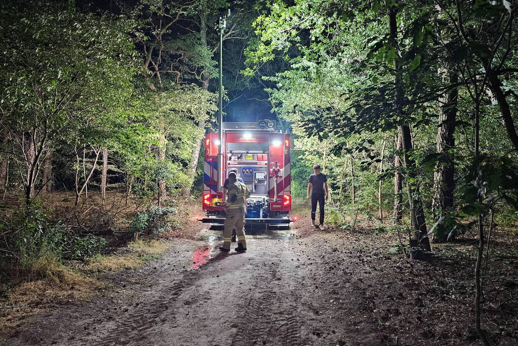 Brandweer heeft bosbrand snel onder controle