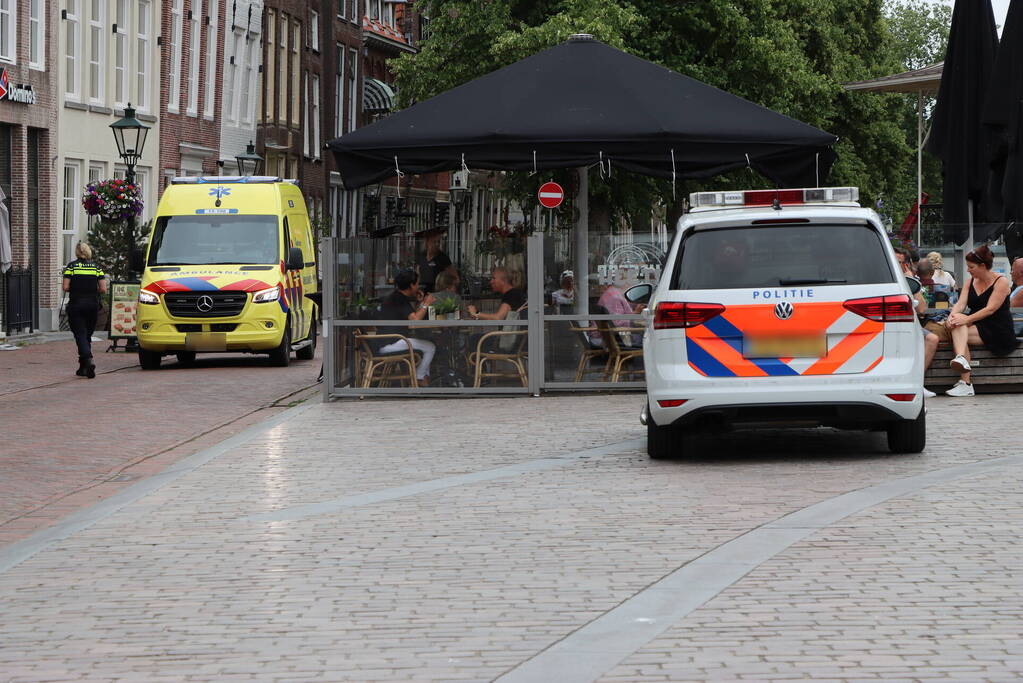 Persoon gewond na val met elektrische driewieler