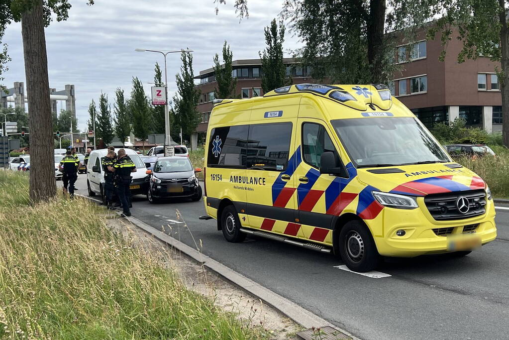 Persoon gewond bij ongeval tijdens voorsorteren