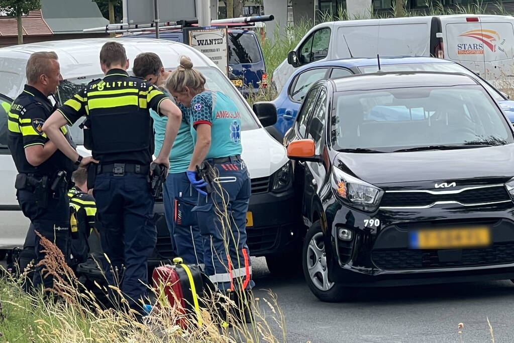 Persoon gewond bij ongeval tijdens voorsorteren