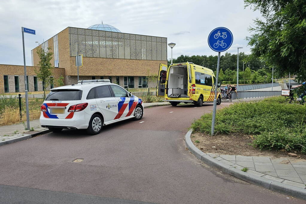 Fietsers hard ten val na botsing