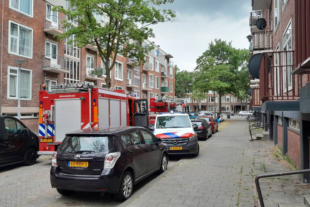 Pan op fornuis veroorzaakt rook in flatwoning