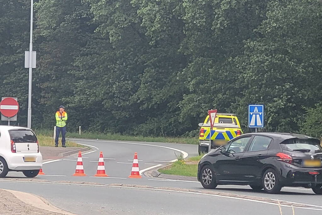 Flinke file door ongeval op snelweg