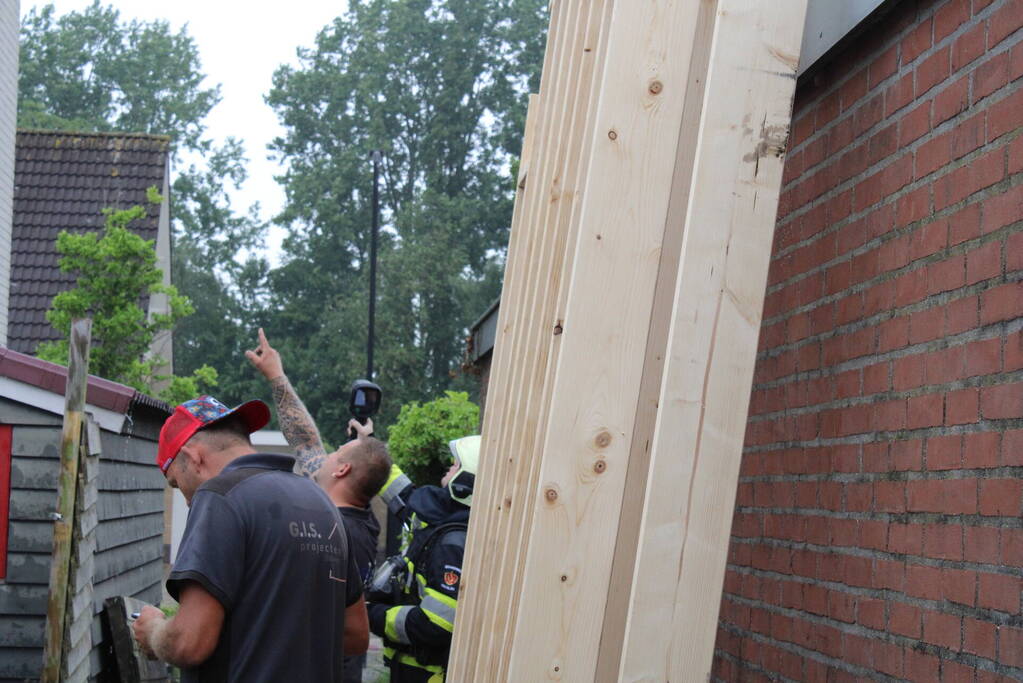 Brand in woning tijdens laswerkzaamheden