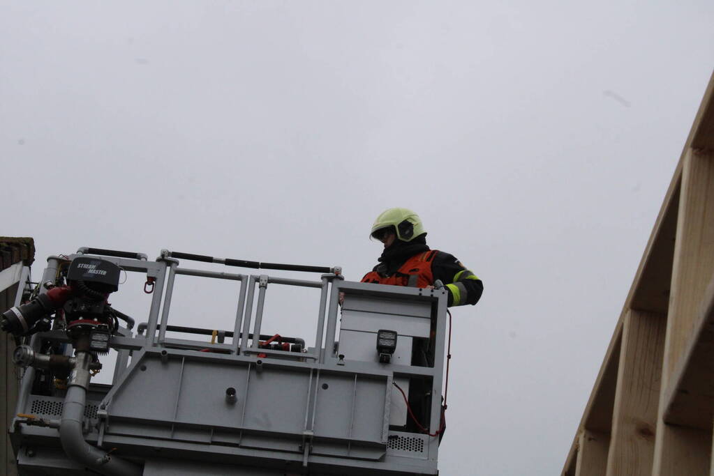 Brand in woning tijdens laswerkzaamheden