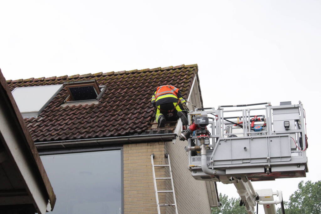 Brand in woning tijdens laswerkzaamheden