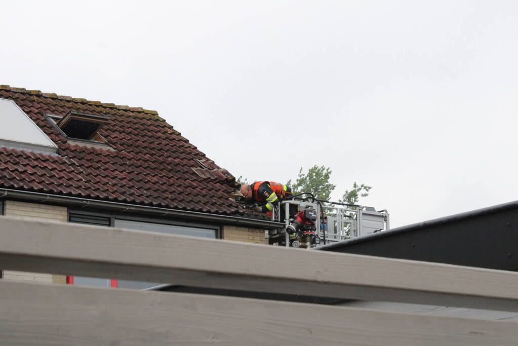 Brand in woning tijdens laswerkzaamheden