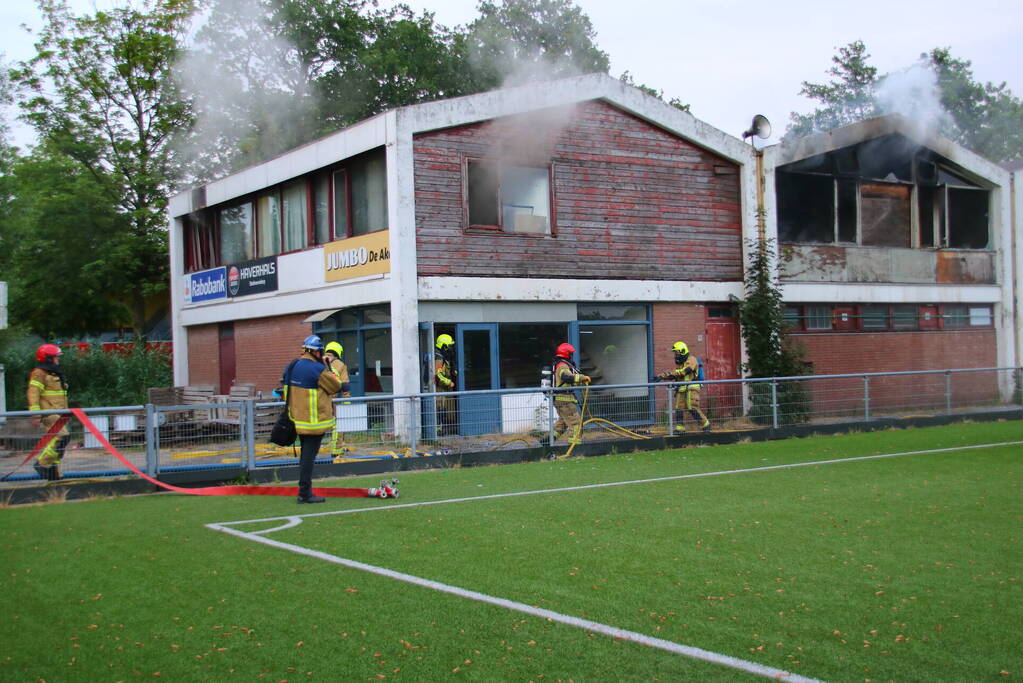 Brand in gebouw van hockeyclub SBHC Xenios