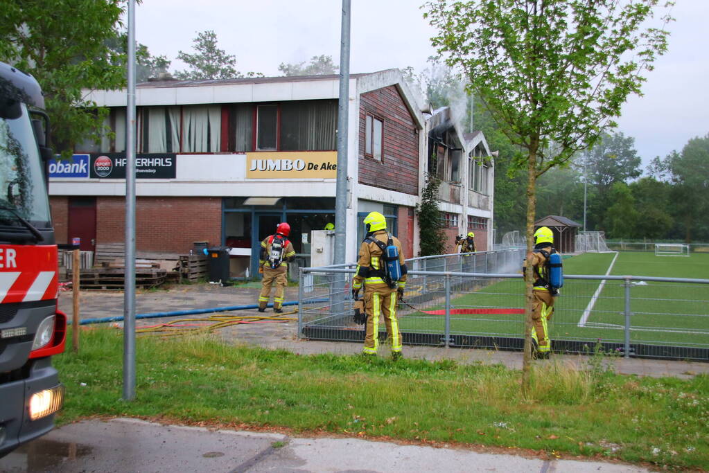 Brand in gebouw van hockeyclub SBHC Xenios