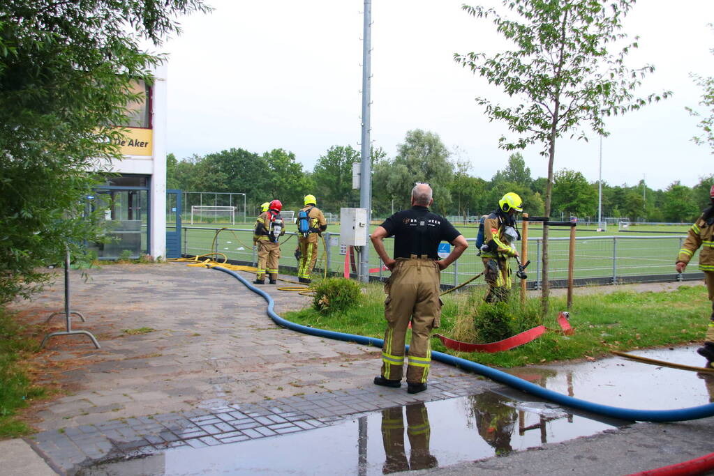 Brand in gebouw van hockeyclub SBHC Xenios