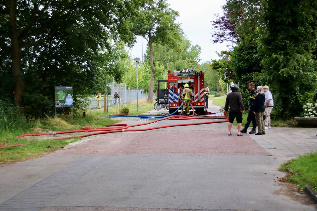 Brand in gebouw van hockeyclub SBHC Xenios