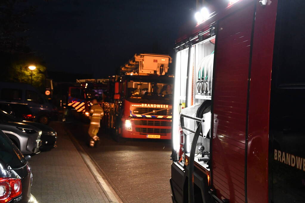 Zolderbrand woning snel onder controle