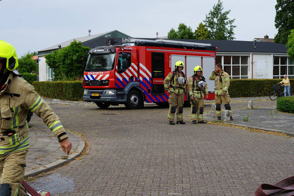 Brand in schuur snel onder controle