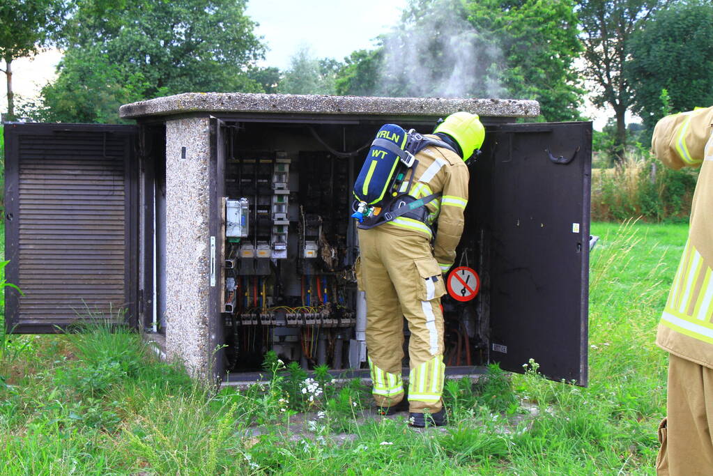 Brand in transformatorhuis