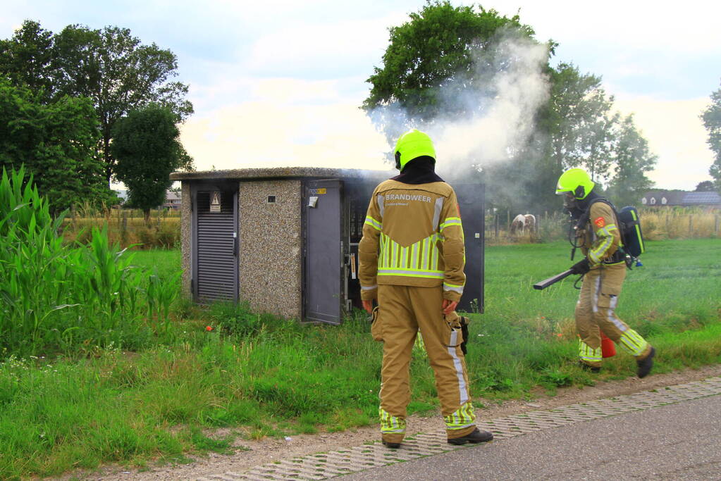 Brand in transformatorhuis