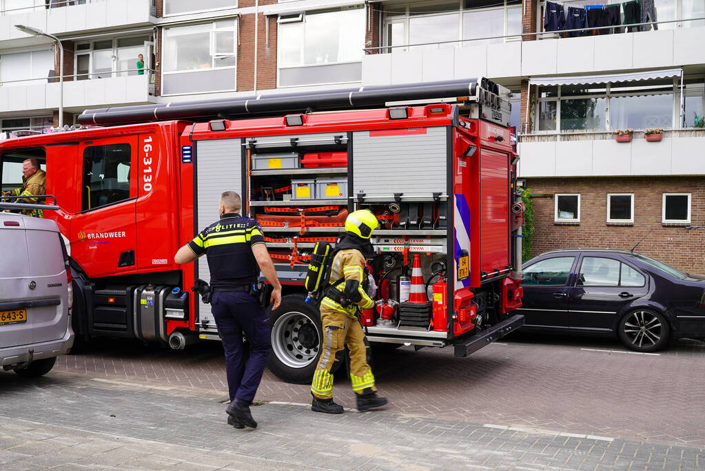 Aanhouding na brandmelding woning