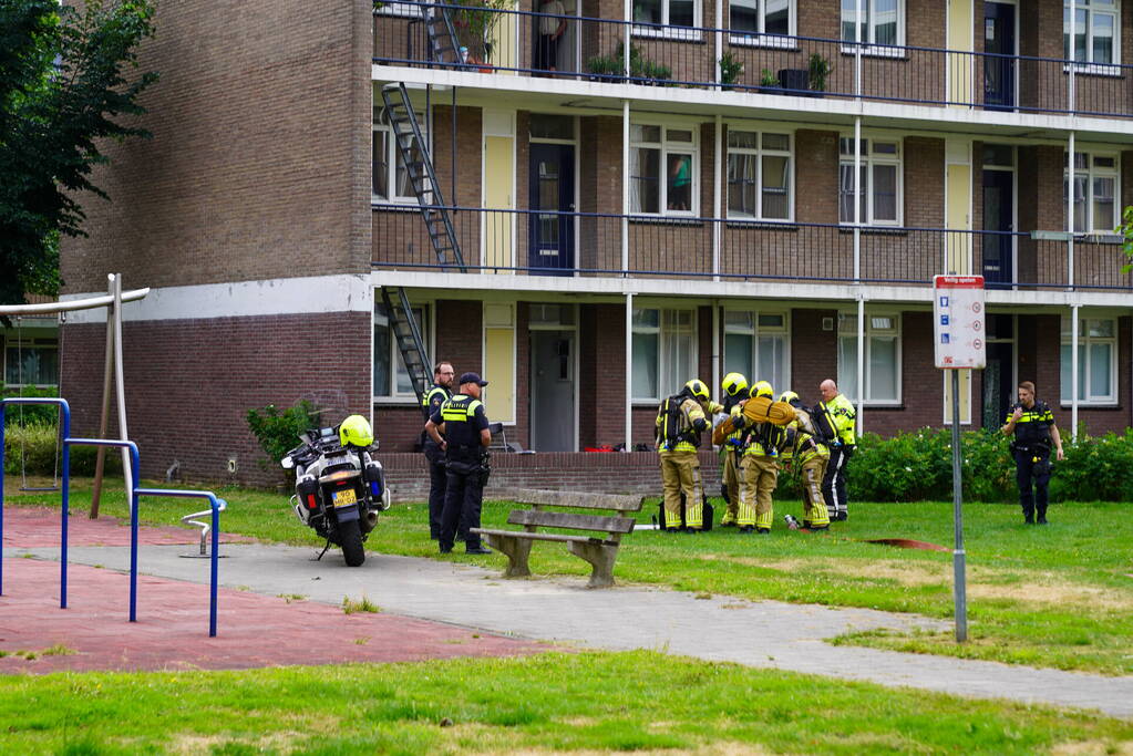 Aanhouding na brandmelding woning