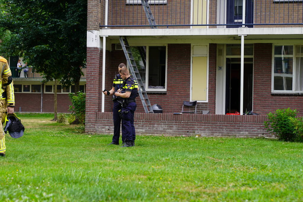 Aanhouding na brandmelding woning