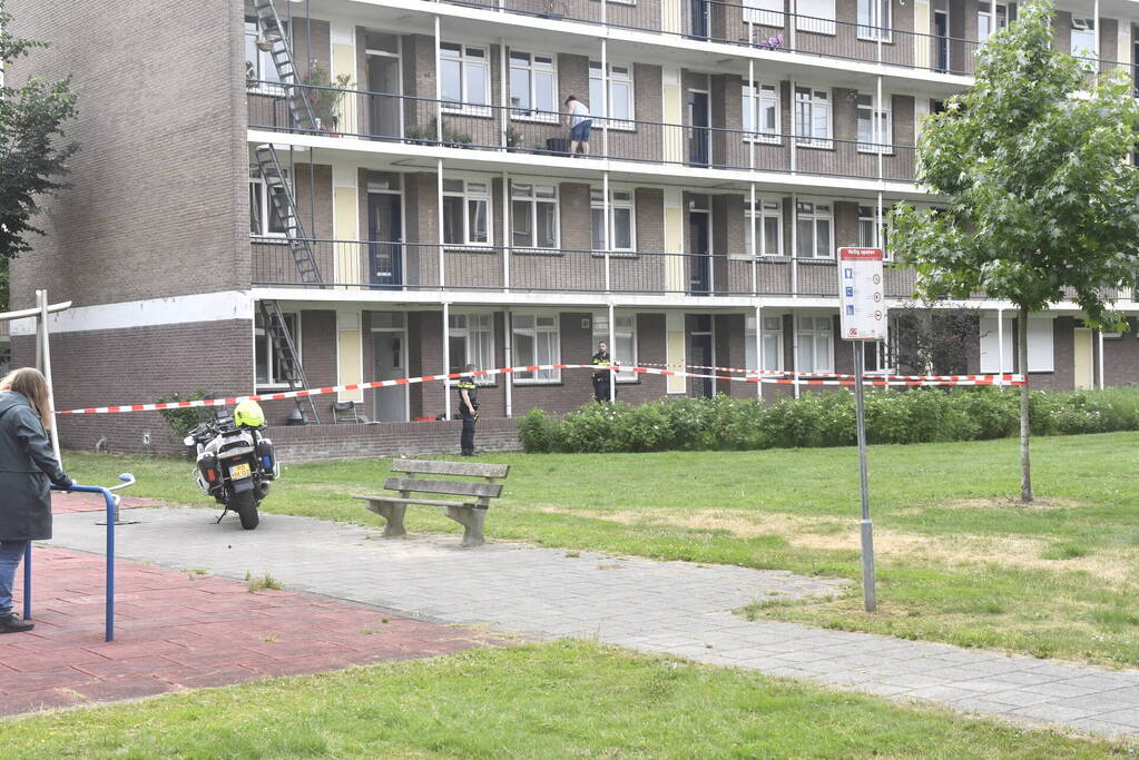 Aanhouding na brandmelding woning