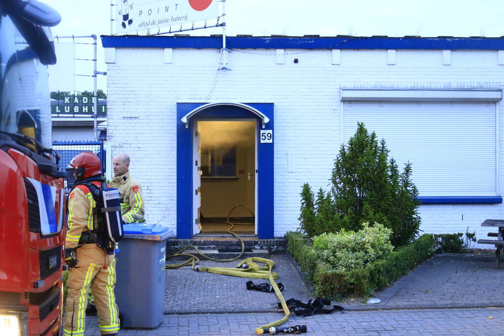 Brand in opslag met fietsaccu's