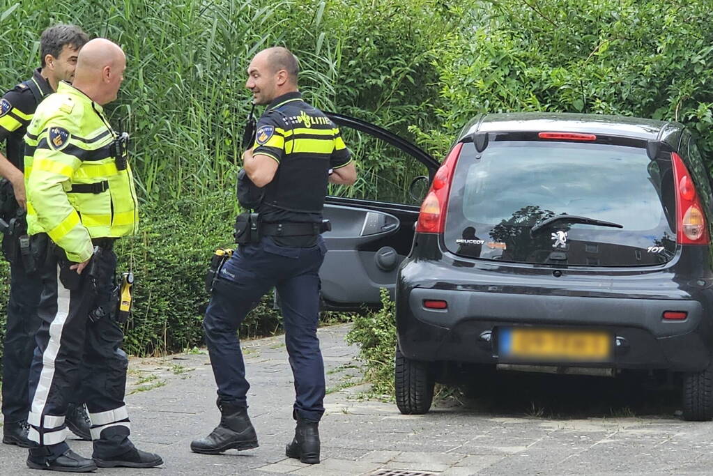 Persoon aangehouden na achtervolging