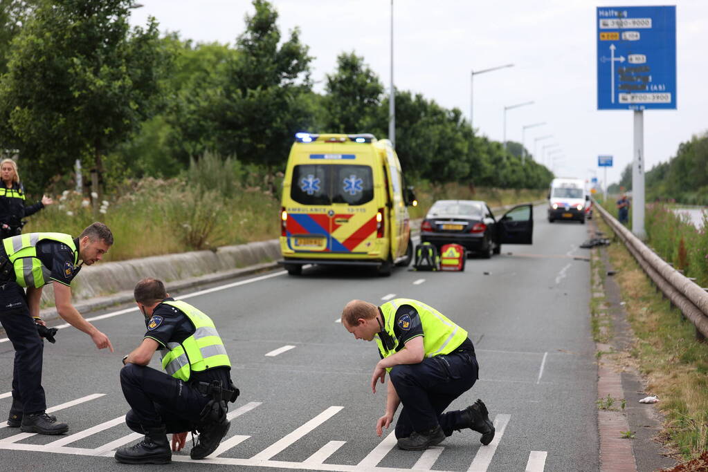 Fatbiker zwaargewond bij aanrijding met auto