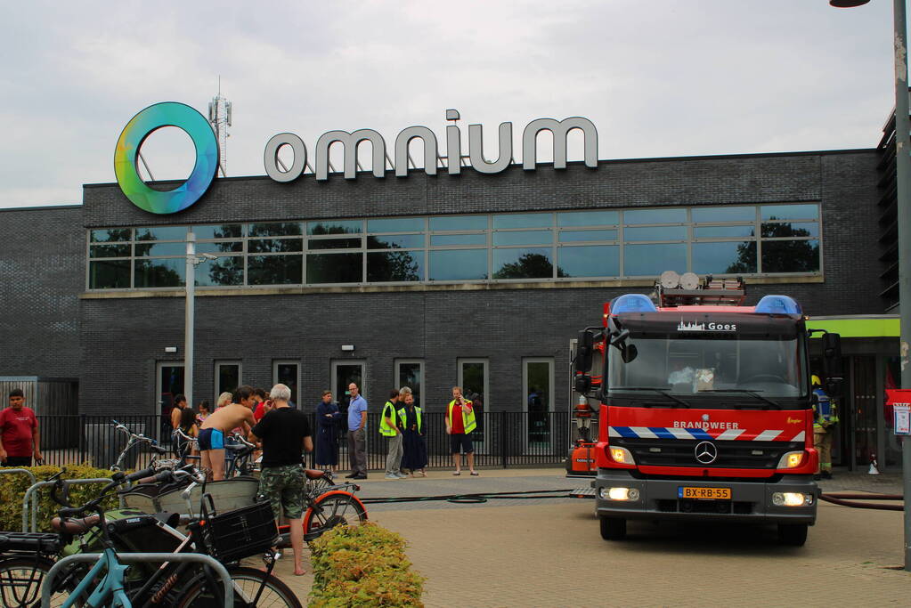 Sportcentrum ontruimd door brandmelding