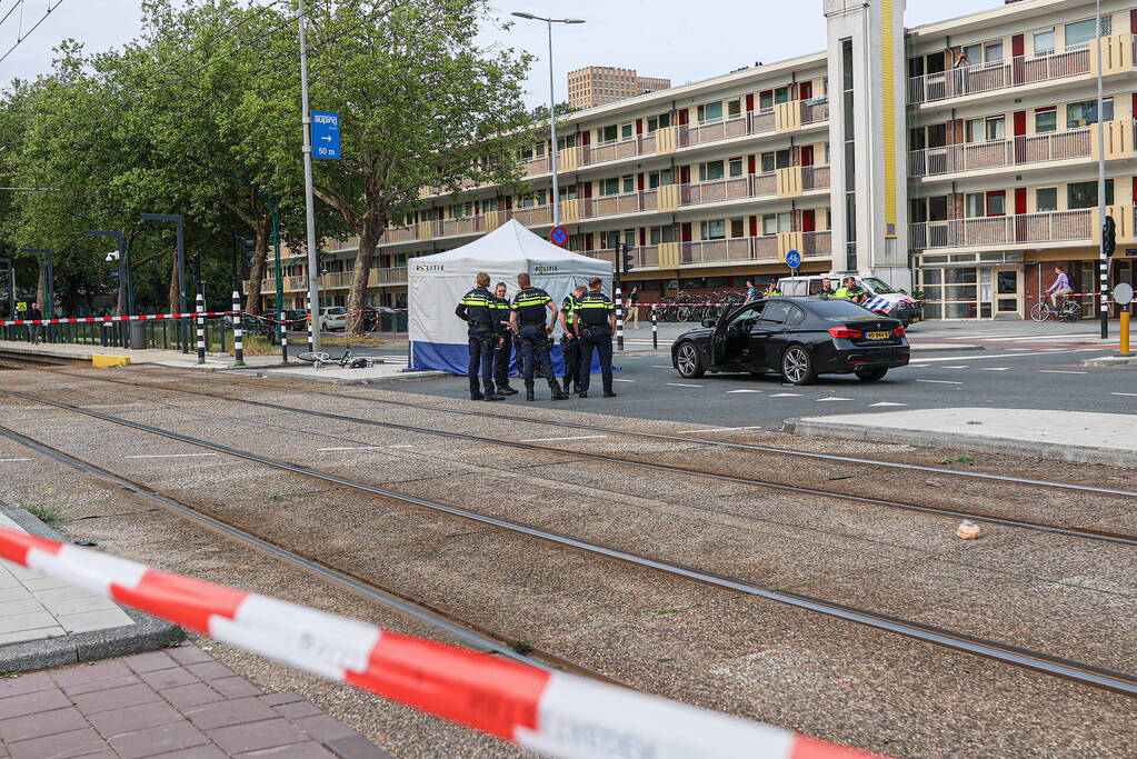 Fietser overleden bij ongeval met auto