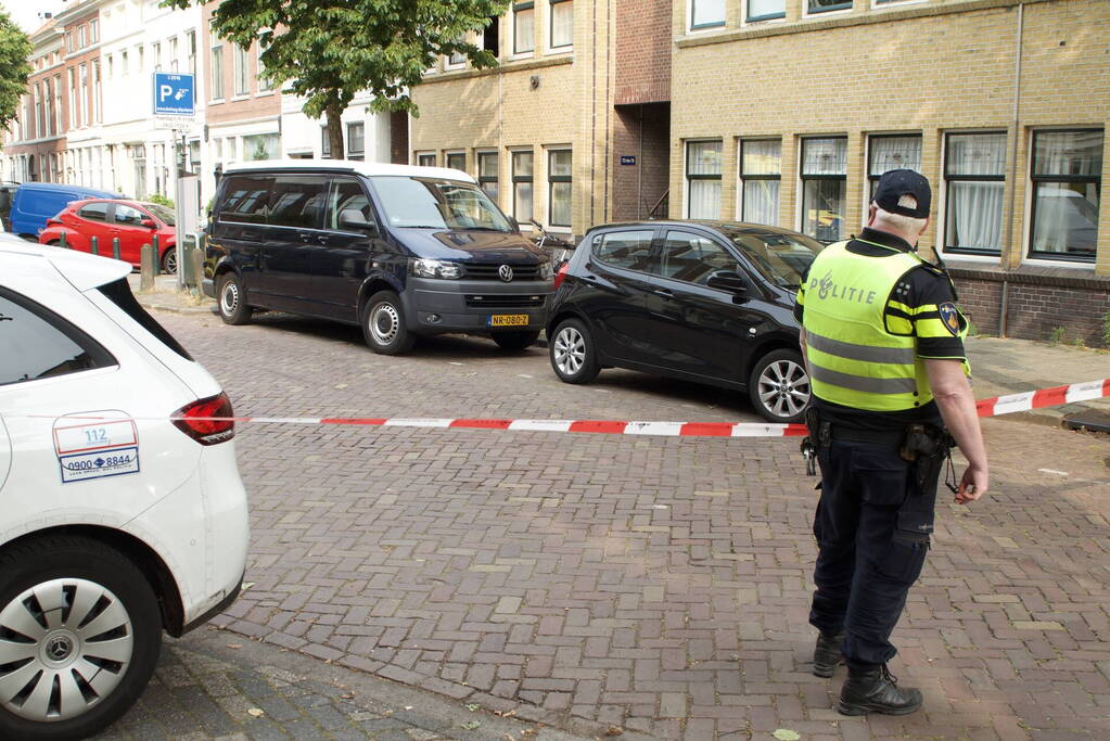 Straat afgezet na incident, traumahelikopter ingezet