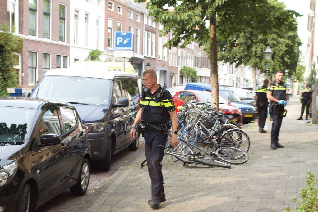 Straat afgezet na incident, traumahelikopter ingezet