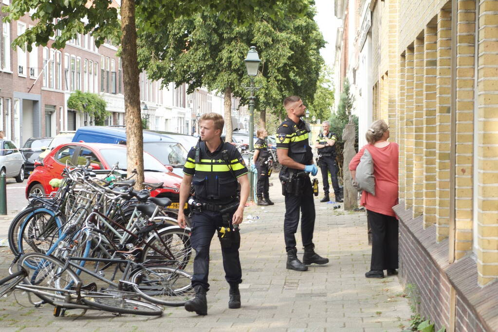 Straat afgezet na incident, traumahelikopter ingezet