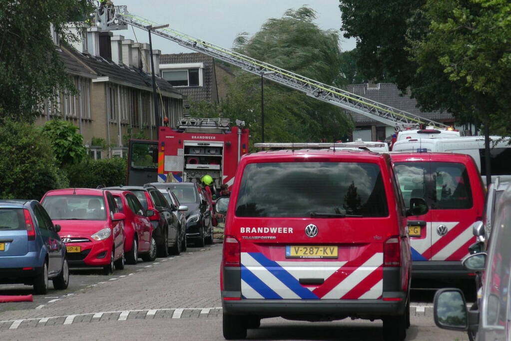 Meerdere woningen beschadigd door brand