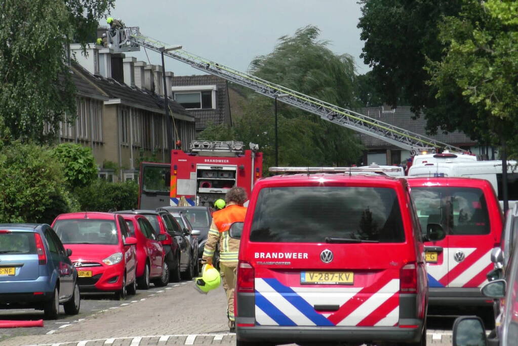 Meerdere woningen beschadigd door brand