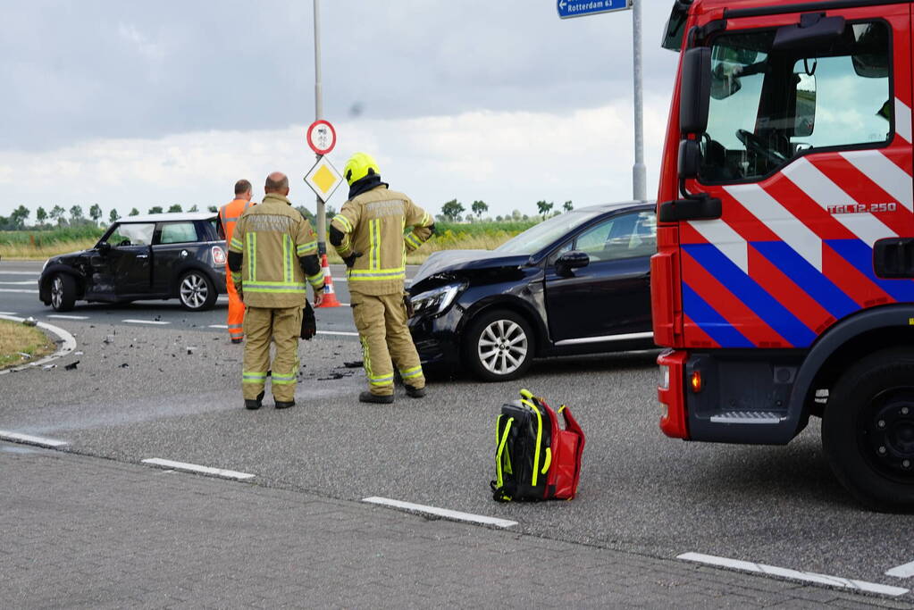 Veel schade bij ongeval op kruising