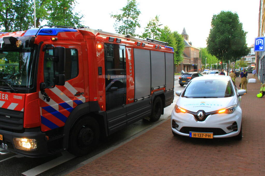 Onderzoek naar kleine brand in parkeergarage