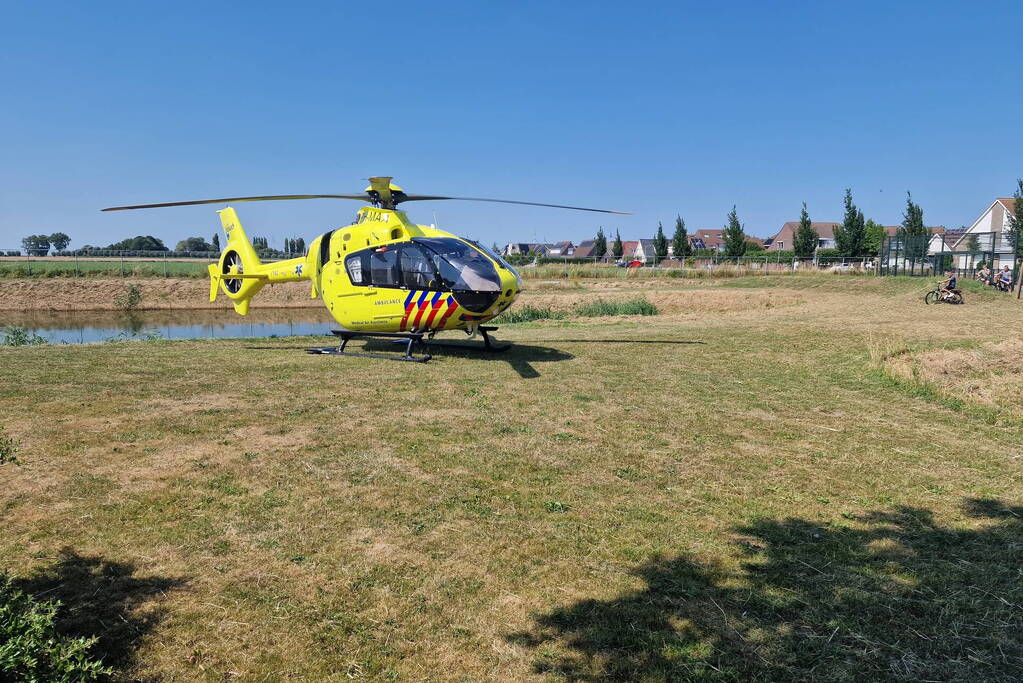 Veel bekijks bij inzet van traumahelikopter