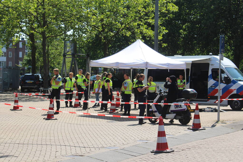 Grote verkeerscontrole bij Sparta Stadion