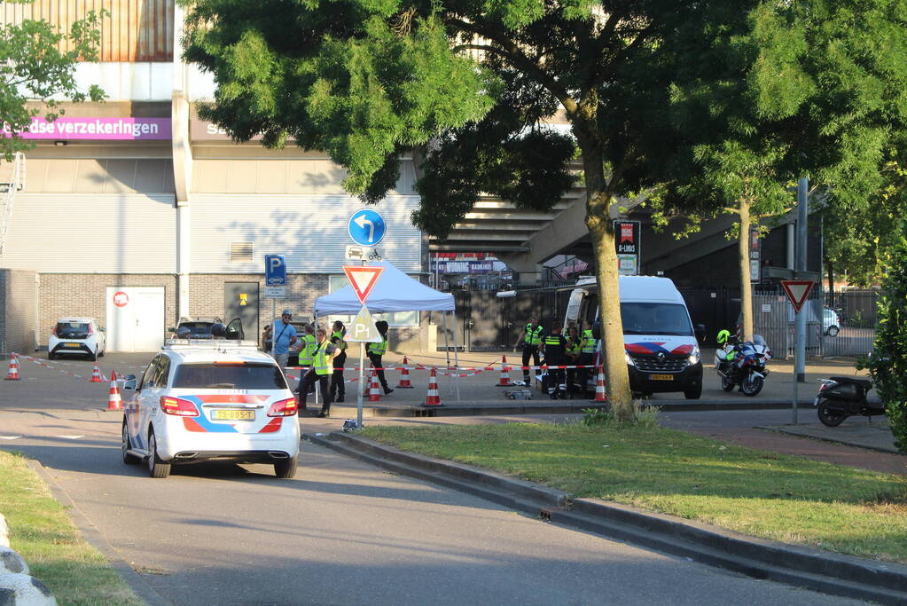 Grote verkeerscontrole bij Sparta Stadion