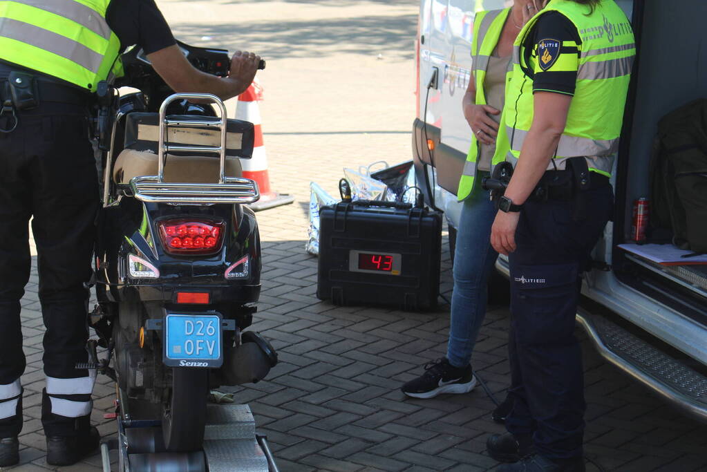 Grote verkeerscontrole bij Sparta Stadion